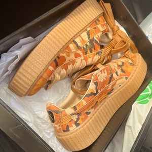 Rihanna Puma Shoes Fenty Puma Camo Womens Creepers (Wmns Sz 6)
